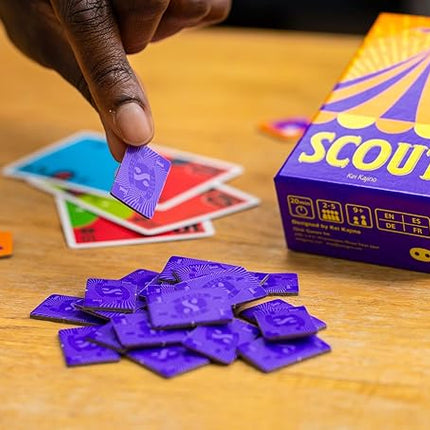 Scout – Award-Nominated Strategic Card Game | 2–5 Players | Ages 9+ | Portable Travel Game