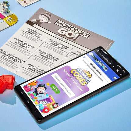 Monopoly GO! Board Game | Inspired by The Popular Mobile Board Game | Ages 8+ | 2-4 Players | 15 Mins. | Family Games | Travel Games for Kids and Adults