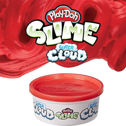 Play-Doh Super Cloud Single Can of Red Fluffy Slime Compound for Kids 3 Years & Up