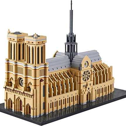 Notre Dame de Paris 7380 PCS Micro Building Blocks Set - Detailed Architectural Model Kit for Adults & Teens, Creative DIY Gift Idea, Miniature Construction Kit for Architecture Enthusiasts