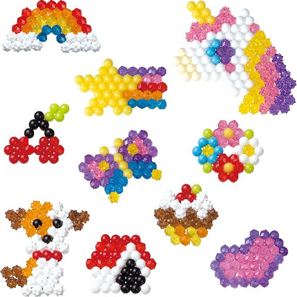Aquabeads Arts & Crafts Charm Maker Theme Refill with Beads, Templates and Keychains Includes 1 playset