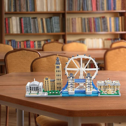 London Skyline Architecture Miniature Building Block Set, Architecture Series Model Toy, Present for Adults and Children (3430 Pieces)