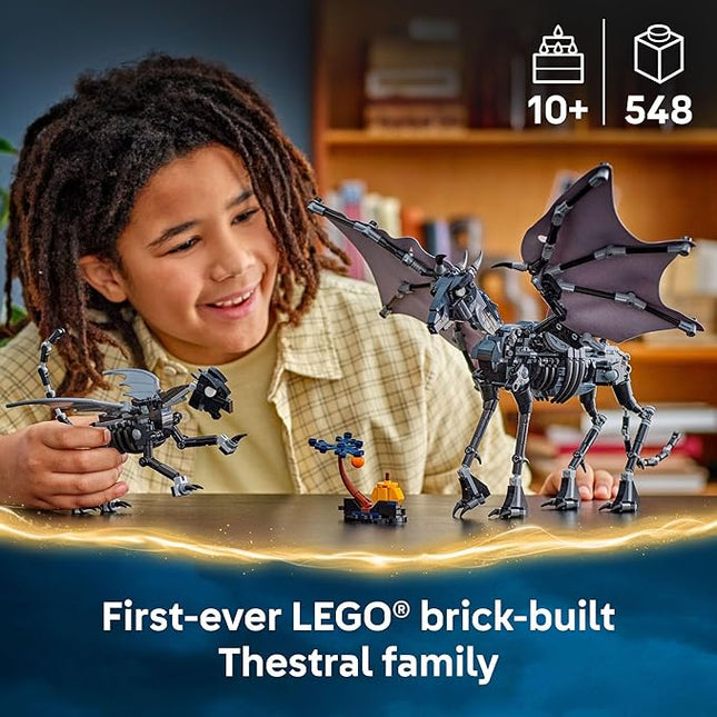 LEGO Harry Potter Thestral Family Building Toy - Pretend Play for Kids, Boys and Girls, Ages 10+ - Collectible Harry Potter Poseable Action Figures - Gift Idea for Christmas - 76458
