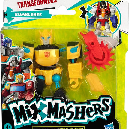 Transformers MixMashers Bumblebee Custom Mix-and-Match Action Figure & Accessories, 5-Inch-Scale (12 cm) Robot Toys for Kids Ages 4+