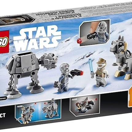 LEGO Star Wars at-at vs. Tauntaun Microfighters 75298 Building Kit; Awesome Buildable Toy Playset for Kids Featuring Luke Skywalker and at-at Driver Minifigures, New 2021 (205 Pieces), Multicolor