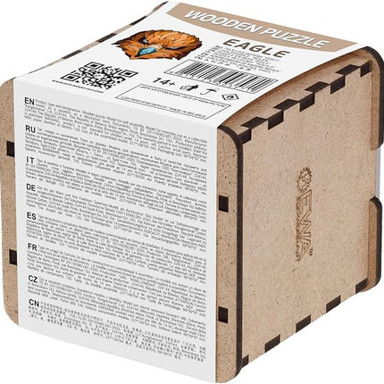 Eco-Wood-Art Wooden Puzzle - Eagle S | Majestic Bird Jigsaw Puzzle for Adults | 3D Eagle Decor | 120 Intricate Pieces | Eco-Friendly Home Decor Gift