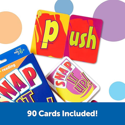 Learning Resources Snap It Up Phonics - Reading Card Game, Sight Words Flash Cards, Phonics Family Board, ABC Classroom Must Haves, Toddler Activities, Homeschool Supplies, Montessori
