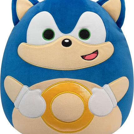 Squishmallows Original 14in “Sonic The Hedgehog” Sonic Holding Gold Rings Plush (Large)