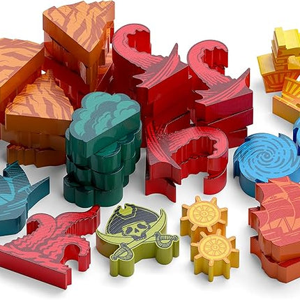 Sail Board Game - Co-op Trick Taking Game - 2 Players - 20 Minute Play Time (Sail: Meeple Upgrade Pack)