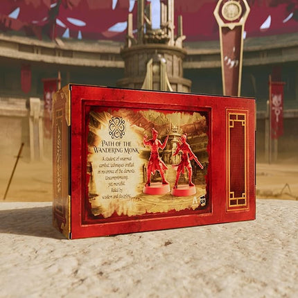 HeroQuest Hero Collection Path of The Wandering Monk Figures | Includes 2 Detailed Miniatures | Requires HeroQuest Game System to Play | Ages 14 and Up