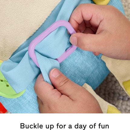 Fisher-Price Toddler Educational Toy Learn to Dress Bunny Plush Animal Activity Doll for Preschool Kids Ages 2+ Years