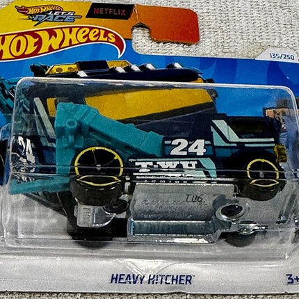 Hot Wheels Heavy Hitcher Diecast Car, HW Metro Series, 1:64 Scale, 4/10