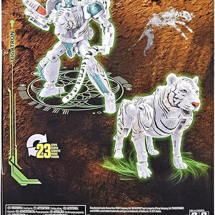 Transformers Toys Generations War for Cybertron: Kingdom Voyager WFC-K35 Tigatron Action Figure - Kids Ages 8 and Up, 7-inch
