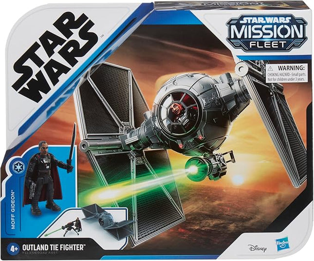 STAR WARS Mission Fleet Stellar Class Moff Gideon Outland TIE Fighter Imperial Assault 2.5-Inch-Scale Figure and Vehicle, Kids Ages 4 and Up