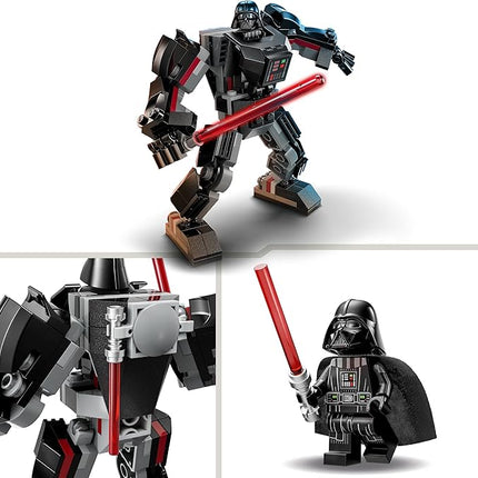 LEGO Star Wars Darth Vader's Mecca, Buildable Action Figure with Articulated Pieces, Cabin for Minifigure, Red Laser Sword, Collectible Toy for Boys and Girls Ages 6+ 75368