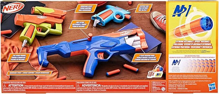 Nerf N Series Gear Up Pack, 3X Blasters, 18 Nerf N1 Darts, Kids Gifts, Outdoor Games, Ages 8+