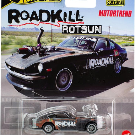 Hot Wheels Pop Culture Roadkill ROTSUN - Custom '71 Datsun 240Z (Lotsun) [Mini Car] [3 Years Old and Up] HKC37