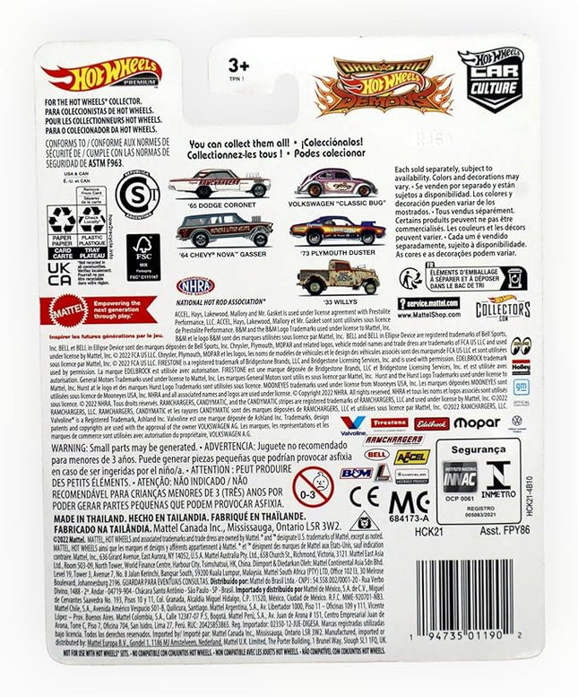 Hot Wheels '64 Chevy Nova Gasser, Car Culture 3/5