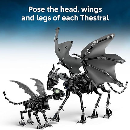 LEGO Harry Potter Thestral Family Building Toy - Pretend Play for Kids, Boys and Girls, Ages 10+ - Collectible Harry Potter Poseable Action Figures - Gift Idea for Christmas - 76458
