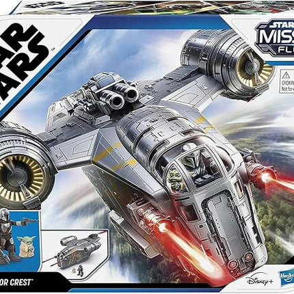 STAR WARS Mission Fleet The Mandalorian The Child Razor Crest Outer Rim Run Deluxe Vehicle with 2.5-Inch-Scale Figure for Kids Ages 4 and Up