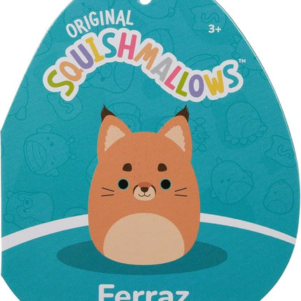Squishmallows Original 12in Ferraz The Orange Caracal Cat – Official Jazwares Plush (Medium-Sized)