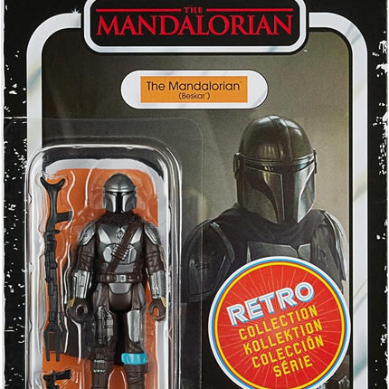 STAR WARS Retro Collection The Mandalorian (Beskar) Toy 3.75-Inch-Scale The Mandalorian Collectible Action Figure, Accessories
