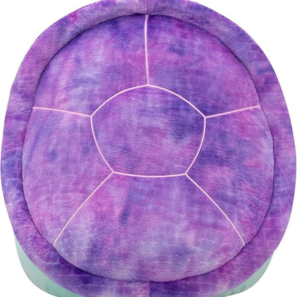 Squishmallows Original 14in Kamya The Mint Leatherback Turtle Holding Bouquet – Official Jazwares Plush (Large)