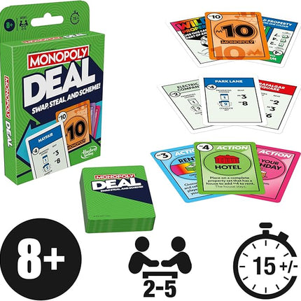 Monopoly Deal Card Game - English Version