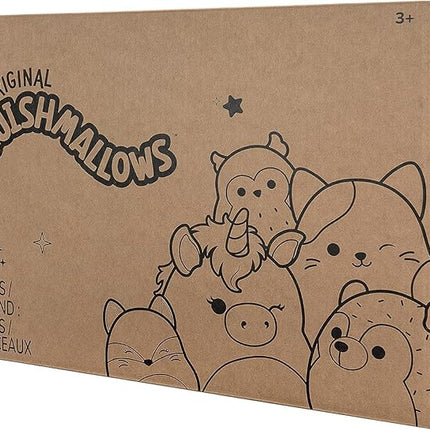 Squishmallows Original 5-Inch Plush 10-Pack - Gigi Tabby Cat, Dolan Dino, Brina Bigfoot, Maui Pineapple, Amal Moth, and More - Ultrasoft Official Jazwares Plush