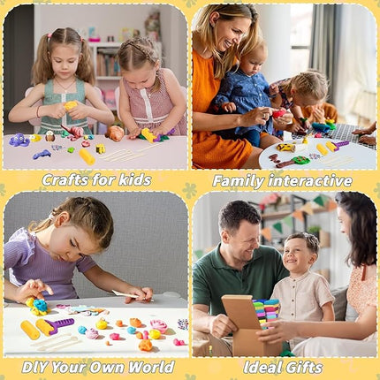 Air Drying Clay Kids 102 Colors, Modeling Magic Clay Kit with Sculpting Tools,Soft and Non-Sticky,Classroom Activities & Art and Crafts Creative Play Gifts for Boys & Girls Age 3-12