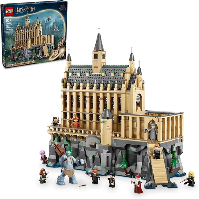LEGO Harry Potter Hogwarts Castle: The Great Hall, Castle Toy Playset with 11 Minifigures, Harry Potter Collectible, Magical Gift for Boys, Girls or Any Fan, Harry Potter Toy for 10 Year Olds, 76435