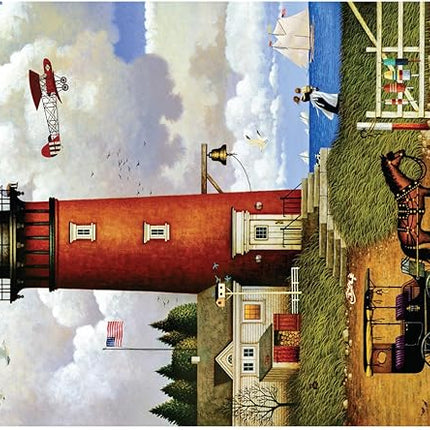 Buffalo Games - Charles Wysocki - Daddy's Coming Home - 1000 Piece Jigsaw Puzzle for Adults - Challenging Puzzle Perfect for Game Nights