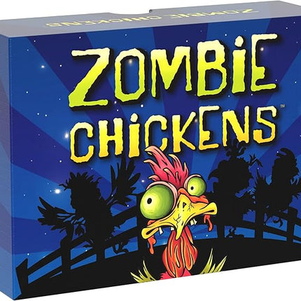 Zombie Chickens - Fun Family Card Games for Adults, Teens & Kids - Survival Zombie Game, 3 Ways to Play: Competitive, Cooperative & Solo (1-4 Players)