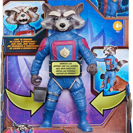 Marvel Studios’ Guardians of The Galaxy Vol. 3 Rocket Action Figure, Super Hero Toys for Kids Ages 4 and Up, 8-Inch-Scale Action Figure