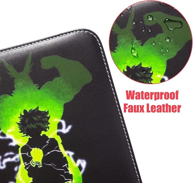 Trading Card Binder for Anime Cards,4 Pocket with 60 Sleeves up to 480 Cards,Waterproof Card Storage Bag with Removable Sleeves for Anime and TCG Cards