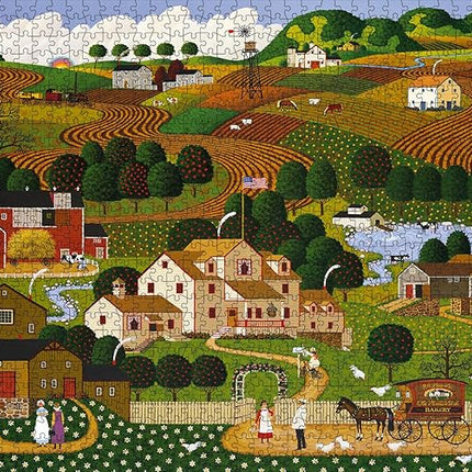 Buffalo Games - Charles Wysocki - Old Homestead - 1000 Piece Puzzle - Challenging Puzzle Perfect for Game Nights - Finished Size is 26.75 x 19.75