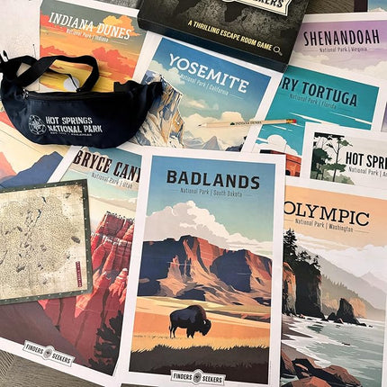 Mystery Game | National Parks Trail of Secrets – Be a Detective and Investigate an Unsolved case, Escape Room Puzzle Game, for Date Night, Family Night or Solo.