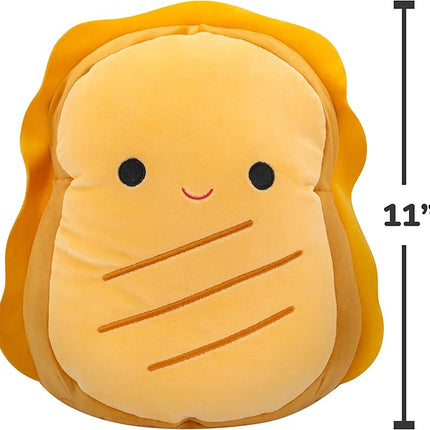 Squishmallows Original 11in Lil Gouda The Grilled Cheese – Official Jazwares Plush (Medium-Sized)