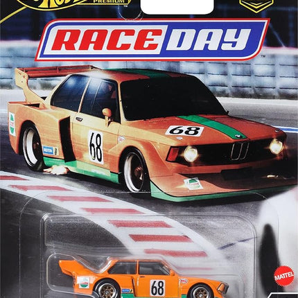 Hot Wheels Premium Car Culture Collectible Toy Car, 1:64 Scale Die-Cast BMW320 Gp5, Race Day Vehicle with Real Riders Tires