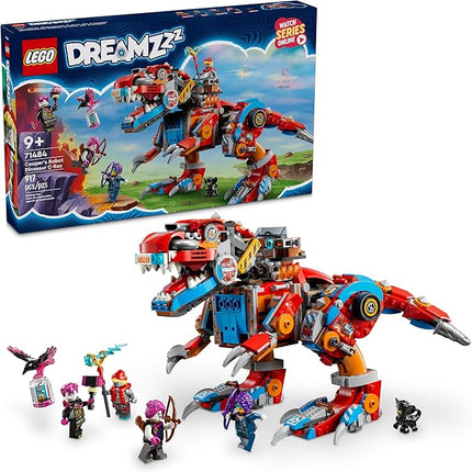LEGO Dreamzzz Cooper’s Robot Dinosaur C-Rex Building Toys - Dinosaur Toys for Kids, Boy & Girls, Ages 9+ - Birthday Gift for Children - 71484
