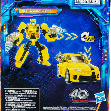 Transformers Legacy United Deluxe Class Animated Universe Bumblebee, 5.5-Inch Converting Action Figure, 8+