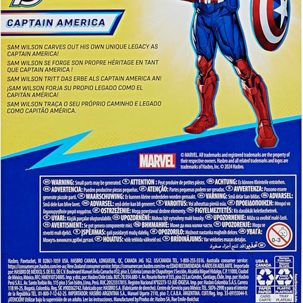 Marvel Epic Hero Series Captain America Action Figure, 4-Inch, Avengers Super Hero Toys, Birthday Gifts for Kids, Ages 4+
