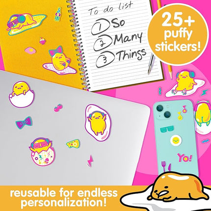 Gudetama The Lazy Egg Puffy Sticker Playset