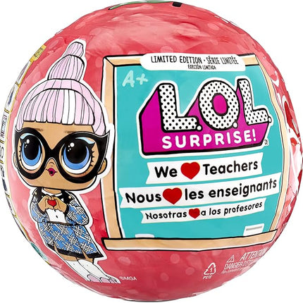 L.O.L. Surprise! MGA Cares Collectible, 7+ Surprises Limited Edition Teachers Appreciation Doll with School Themed Accessories, Gift for Kids, Toys for Girls Boys Ages 4 5 6 7+ Years Old