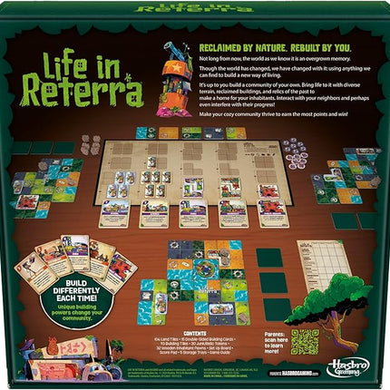 Life in Reterra Strategy Board Game | A Community (Re) Building Game | Ages 10+ | 2 to 4 Players | 35 Mins. Avg. | Games for Adults & Families