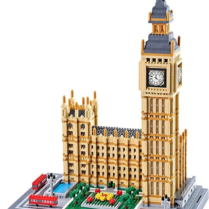 New Architecture Big Ben Building Set - 6473pcs+ Micro Mini Blocks - Enjoyable & Affordable - Detailed Model Ages 14+