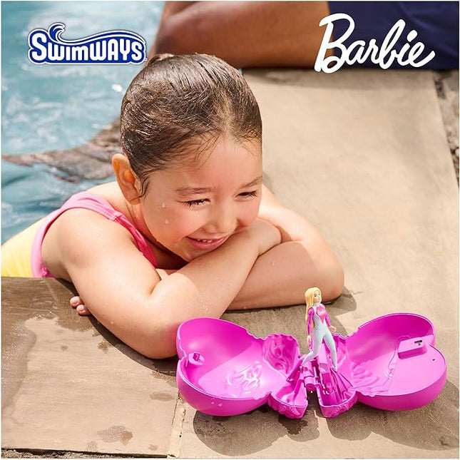 SwimWays Barbie Dive N’ Surprise, Swimming Pool Accessories & Kids Pool Toys, Pool Party Supplies, Barbie Toys for Kids Ages 5 & Up