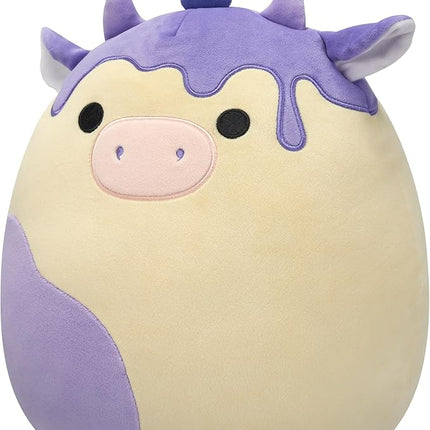 Squishmallows Original 12in Benito The Blueberry Cheesecake Cow – Official Jazwares Plush (Medium-Sized)