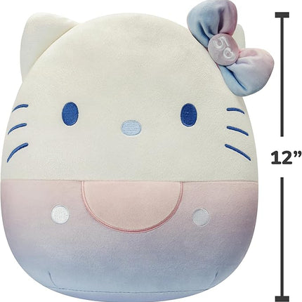 Squishmallows Original Sanrio 12in 50th Anniversary Sparkle Gradient Hello Kitty – Official Jazwares Plush (Medium)