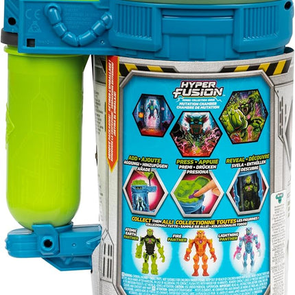 MRBEAST LAB Hyper Fusion Mutators, Experiment & Create The Atomic Earth Panther, Add Mutation Fluid, Press The Fingerprint Scanner & Reveal The Panther, Over 20 Points of Articulation, Collect All 3